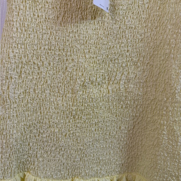 Zara Light Yellow Smocked Dress - Picture 2 of 6